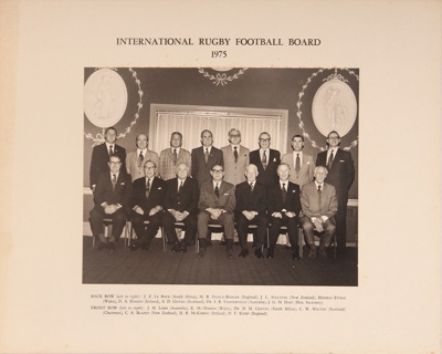 Photo: International Rugby Football Board; 1975; P0189 Photo: International Rugby Football Board; 1975; P0189