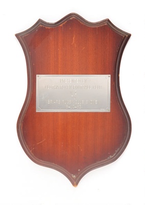 Plaque - Clutha Rugby Football Club N.Z. ; 1983; OB0215 Plaque - Clutha Rugby Football Club N.Z. ; 1983; OB0215
