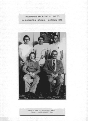 Squash - A4 Premiers Autumn 1977; 1977; P0004 Squash - A4 Premiers Autumn 1977; 1977; P0004