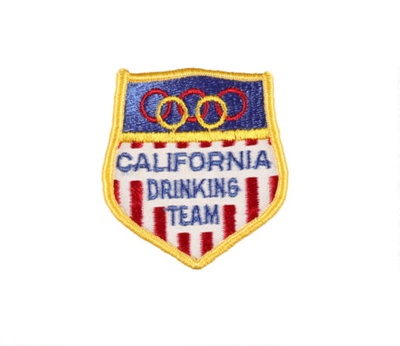 Pocket Badge - California Drinking Team ; T177 Pocket Badge - California Drinking Team ; T177