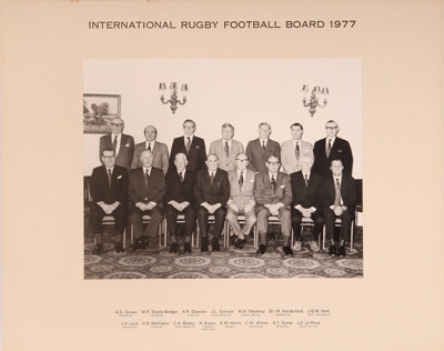 Photo: International Rugby Football Board; 1977; P0190 Photo: International Rugby Football Board; 1977; P0190