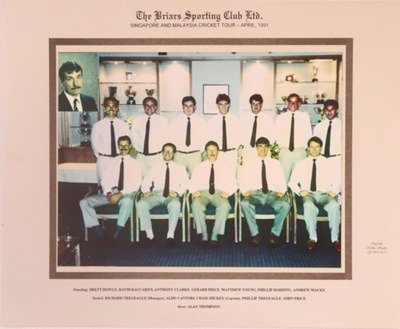 Cricket - Singapore & Malaysia Cricket Tour; 1991; P0205 Cricket - Singapore & Malaysia Cricket Tour; 1991; P0205