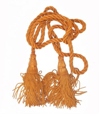 Textile - Ceremonial golden rope. ; T158 Textile - Ceremonial golden rope. ; T158