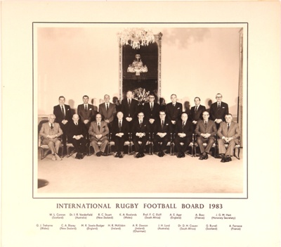 Photo: International Rugby Football Board ; 1983; P0180 Photo: International Rugby Football Board ; 1983; P0180