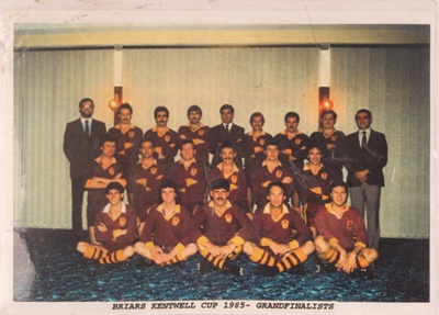 Photo: Briars Kentwell Cup 1985 - Grand finalists; 1985; P0200 Photo: Briars Kentwell Cup 1985 - Grand finalists; 1985; P0200