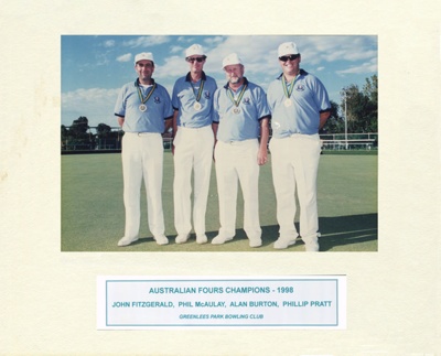 Bowls - Australian Fours Champions 1998; 1998; P0040 Bowls - Australian Fours Champions 1998; 1998; P0040