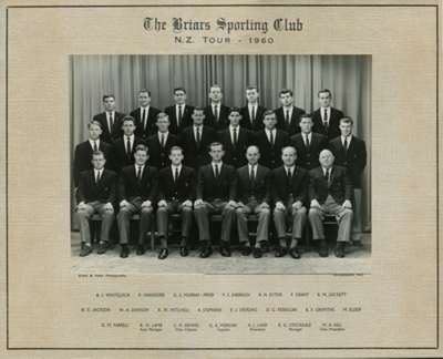 Rugby - NZ Tour 1960; 1960; P0046 Rugby - NZ Tour 1960; 1960; P0046