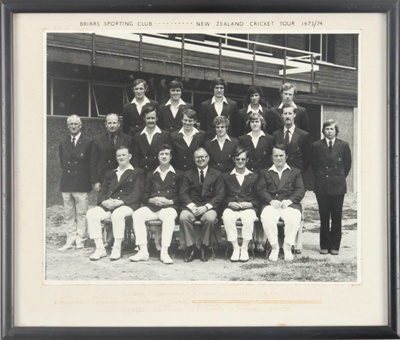 Photo: Briars Sporting Club - New Zealand Cricket Tour ; 1973 - 1974; F0034 Photo: Briars Sporting Club - New Zealand Cricket Tour ; 1973 - 1974; F0034