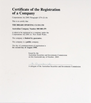 Certificate of the Registration; P0202 Certificate of the Registration; P0202
