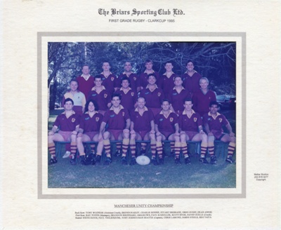 Rugby - 1st grade - Clark Cup 1995 - Manchester Unity Championship; 1995; P0065 Rugby - 1st grade - Clark Cup 1995 - Manchester Unity Championship; 1995; P0065