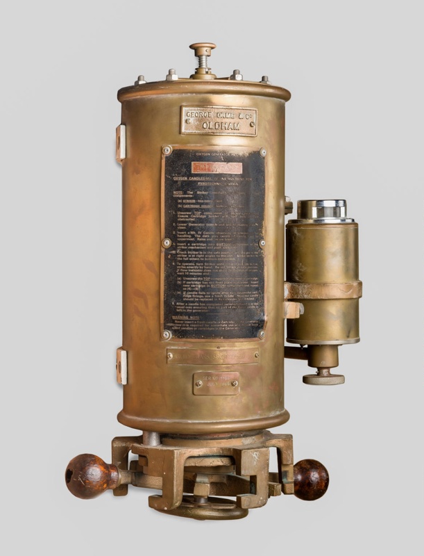 SUBMARINE. COMPONENTS. OXYGEN GENERATOR MK1; George Orme & Co Oldham ...