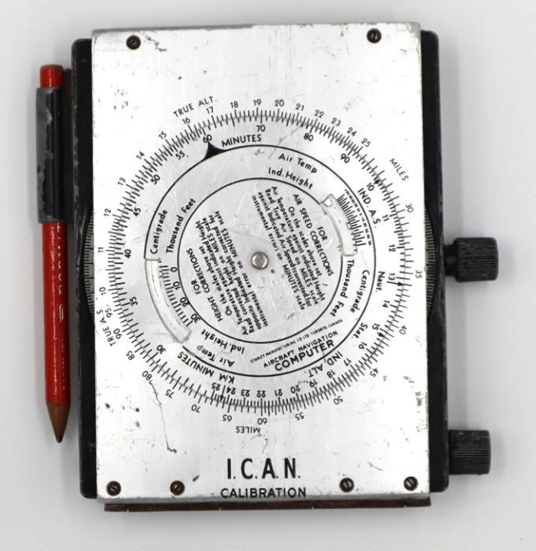 Aviation Dead Reckoning Computer; Stanley Manufacturing Co Ltd; TAHS ...