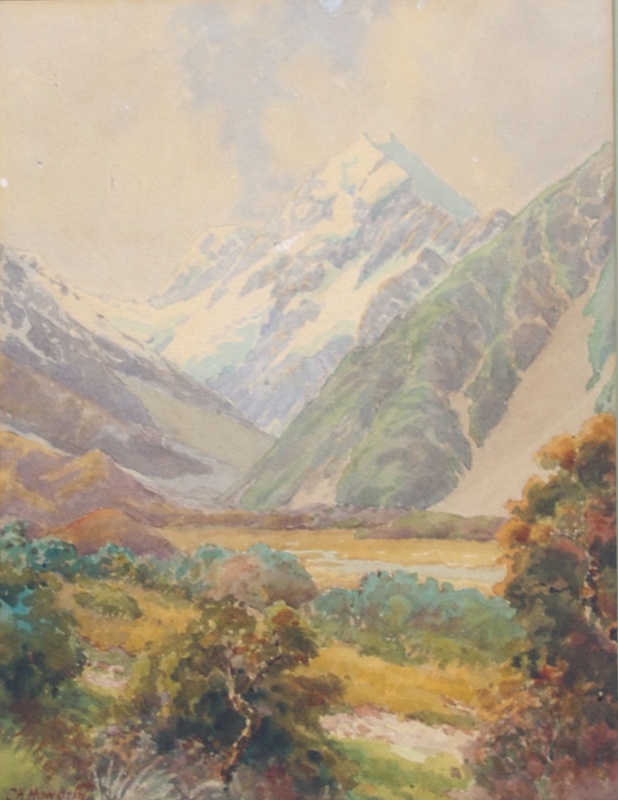 Untitled - Mount Cook New Zealand; Howorth, Charles Henry 1856-1945 ...