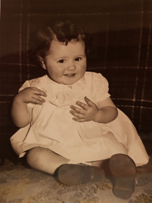 Photograph of Pamela McHardy, Badchier, Lower Cabrach; 1960s; CT.2024.02.05