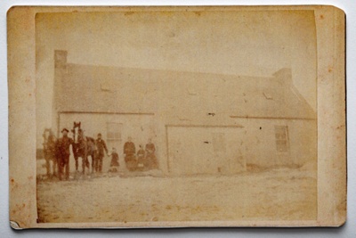Photograph, cottage at Tomnavoun, Cabrach; 1900s; CT.2022.02.05
