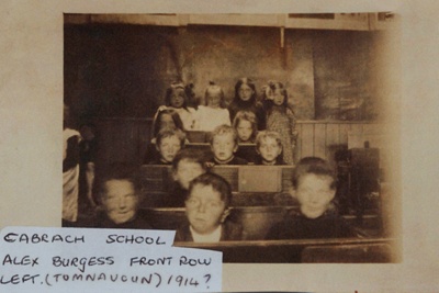 Photograph, pupils of lower Cabrach school
; circa 1914; CT.2022.02.09