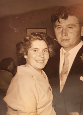 Photograph, James McHardy and his wife Isabella (nee Spence), Cabrach; 1960; CT.2024.02.10