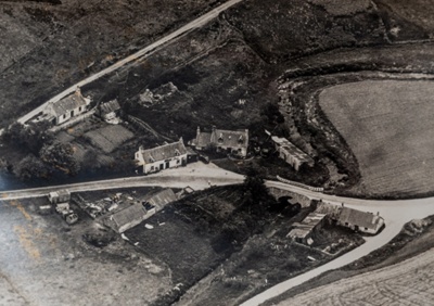 Photograph, aerial view of Bridgend; 1960s; CT.2022.04.33