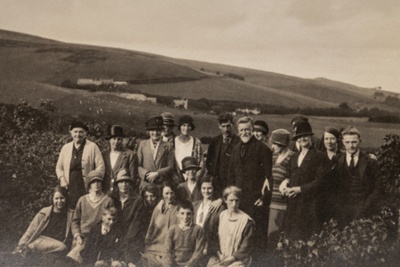 Photograph, MConachie family, Nether Ardwell, Cabrach; 1940s; CT.2023.03.20