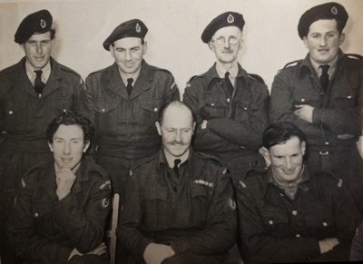 Photograph, Cabrach men serving in the Royal Observer Corps. 

; 1960s; CT.2023.05