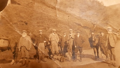 Photograph, shooting party, Glenfiddich Lodge, Cabrach; 1890s; CT.2024.02.06