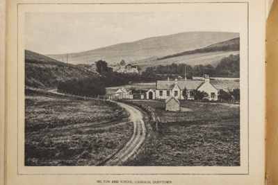 Photograph, lower Cabrach School and Milltown of Lesmurdie ; 1940s; CT.2023.03.27