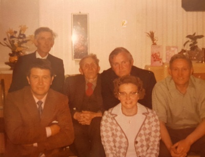 Photograph, group of local Cabrach folk; 1970s; CT.2024.02.01