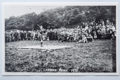 Photograph of the Cabrach picnic; 1922; CT.2022.03.04