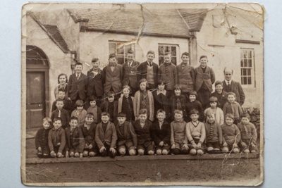 Photograph, school pupils of the old Cabrach School, lower Cabrach. ; 1933; CT.2022.07