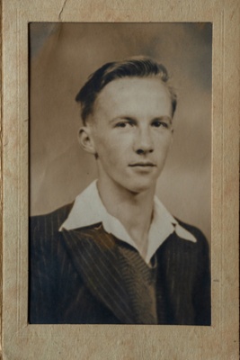 Photograph, Gordon McAndrew from Bowmans, Cabrach; 1940s; CT.2022.04.08