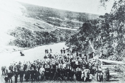 Photograph of the Cabrach picnic; 1920s; CT.2022.03.08