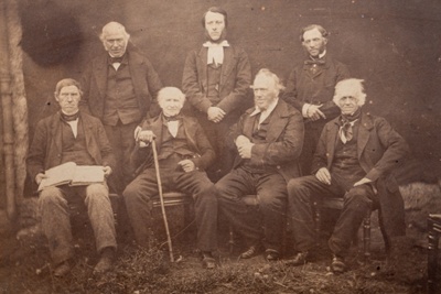 Photograph, group of men, Cabrach; late 1800s; CT.2022.08