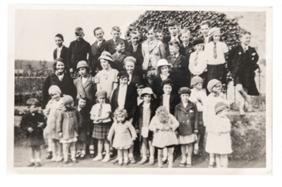 Photograph, group of Cabrach childen; c. 1940s; CT.2023.04.06