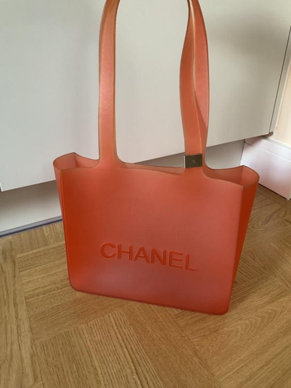 Orange Rubber Jelly Tote Bag; Chanel; circa early 2010s; 2010_1_01 eHive