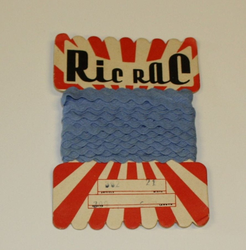 What Is Ric's Card Ric-rac braid on cards; CM.Q005b | eHive