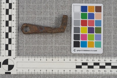 Round Lift Key Iron L-Shaped Lift Key; UNCERTAIN; ITALY, Sicily, Agrigento (