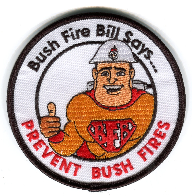 Bush Fire Bill badge; N.S.W. Rural Fire Service; 2018 eHive