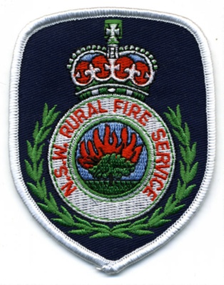 Nsw Rfs Stickers N.S.W. Rural Fire Service Patch ; N.S.W. Rural Fire Service; 1997 | eHive