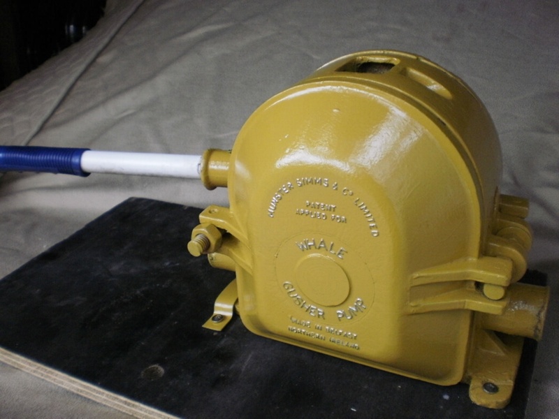 Whale Gusher bilge pump; Munster Simms & Co; 204 eHive