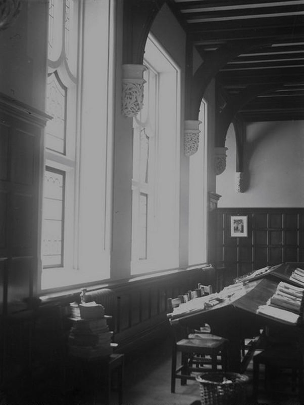 Education. School. Christchurch Boys' High School, Inside the Library ...