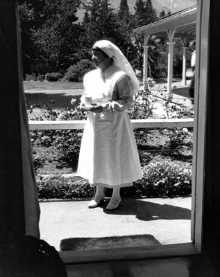 Nurse. Queen Mary Rehabilitation Hospital, Hanmer Springs, Canterbury, New Zealand. image item