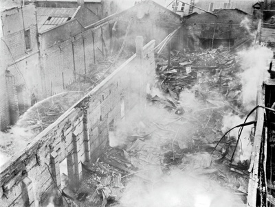 Ballantyne's Fire, Interior after the Fire. Christchurch, Canterbury, New Zealand. image item
