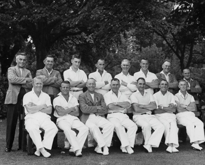 Sport. Cricket. Team Posed. West Coast. Christchurch, Canterbury, New Zealand. image item