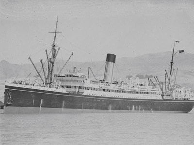 Shipping "Mataroa" 1922, 12,375 GRT, Originally Diogenes she was Chartered to Shaw Savill for New Zealand Immigration Lyttelton, Canterbury, New Zealand. image item