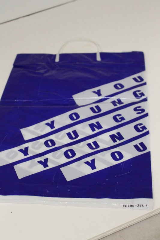 Plastic Bag From J B Youngs Pty Ltd.; EF2016.262.1 | EHive