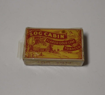 Log Cabin Tobacco and Cigarette Papers c.1937; 2012.9.1-2