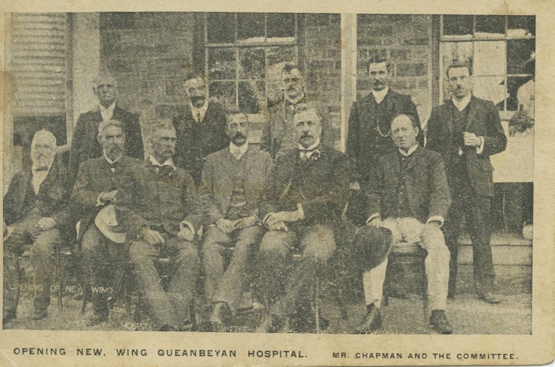 Opening of the new wing of Queanbeyan Hospital; c1906; MF1.3 eHive