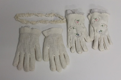 Garters Objects Women's Gloves and Garter Belt; 2008.13 | eHive