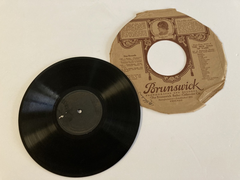 BRUNSWICK 78rpm オリジナルスリーブ Brunswick 78 rpm Records ; The Brunswick-Balke-Collender Company