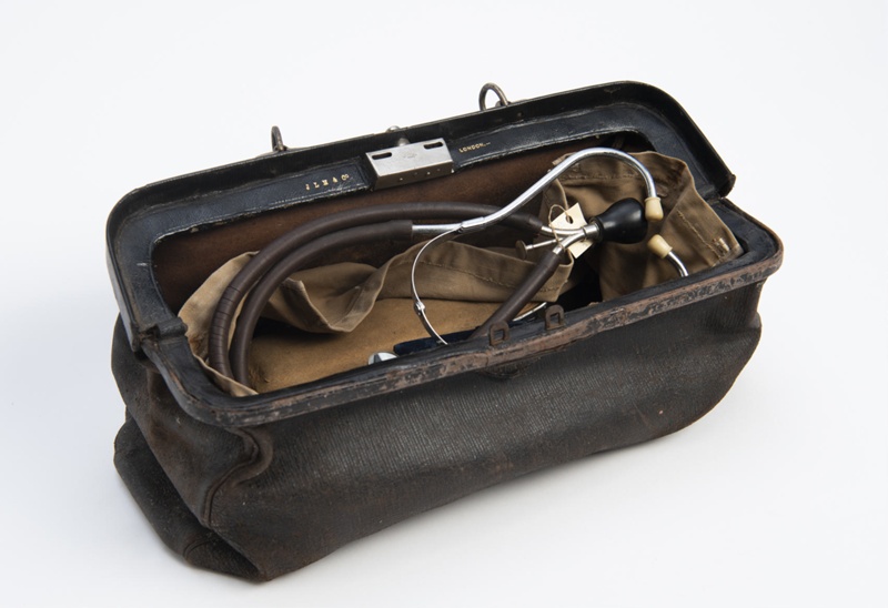 Doctor Eleanor Baker McLaglan's medical bag